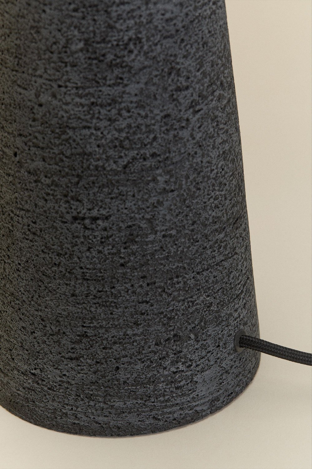 Tafellamp in linnen en glasvezel Loana, galerij beeld 6