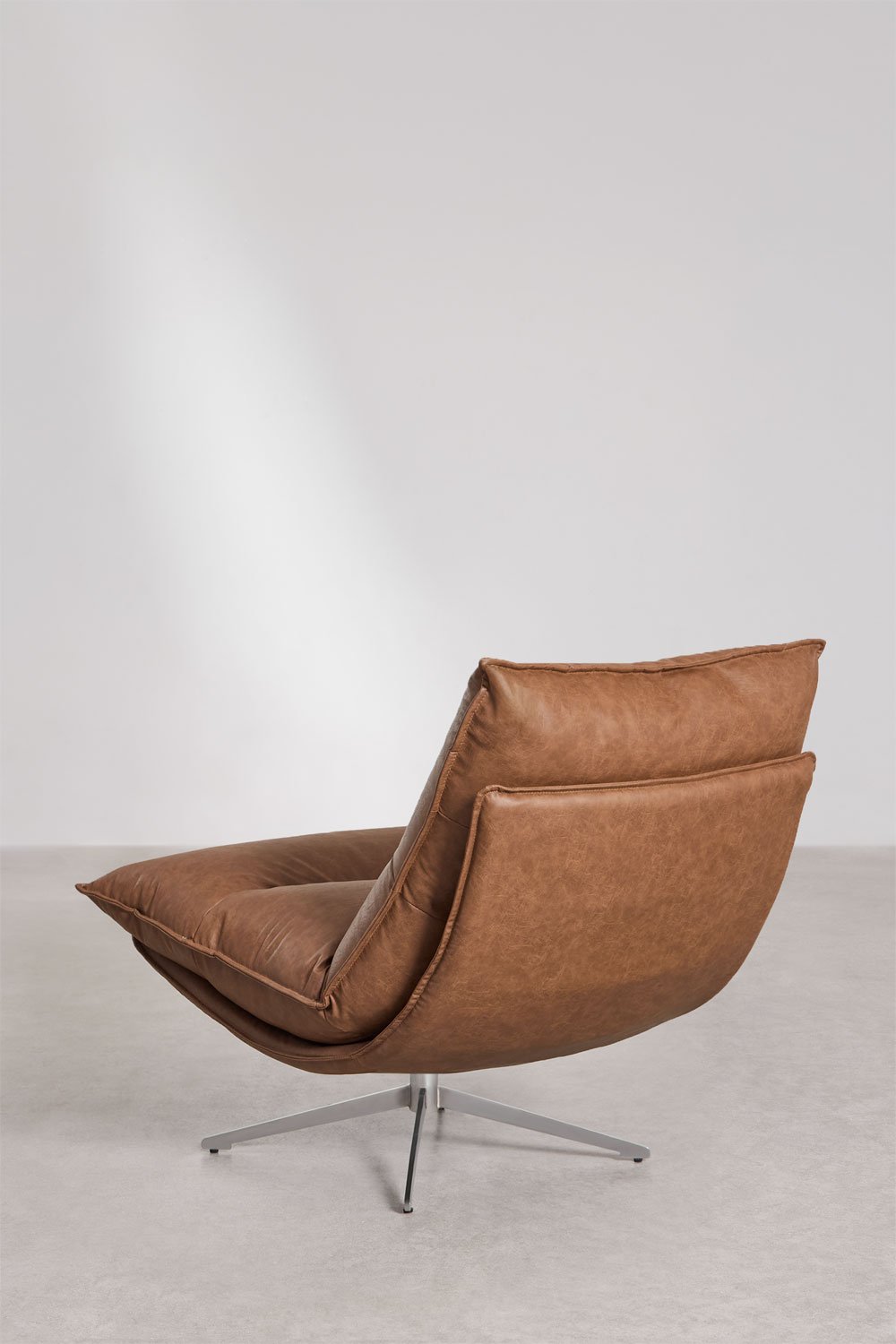 Draaifauteuil van kunstleer Sisko, galerij beeld 7