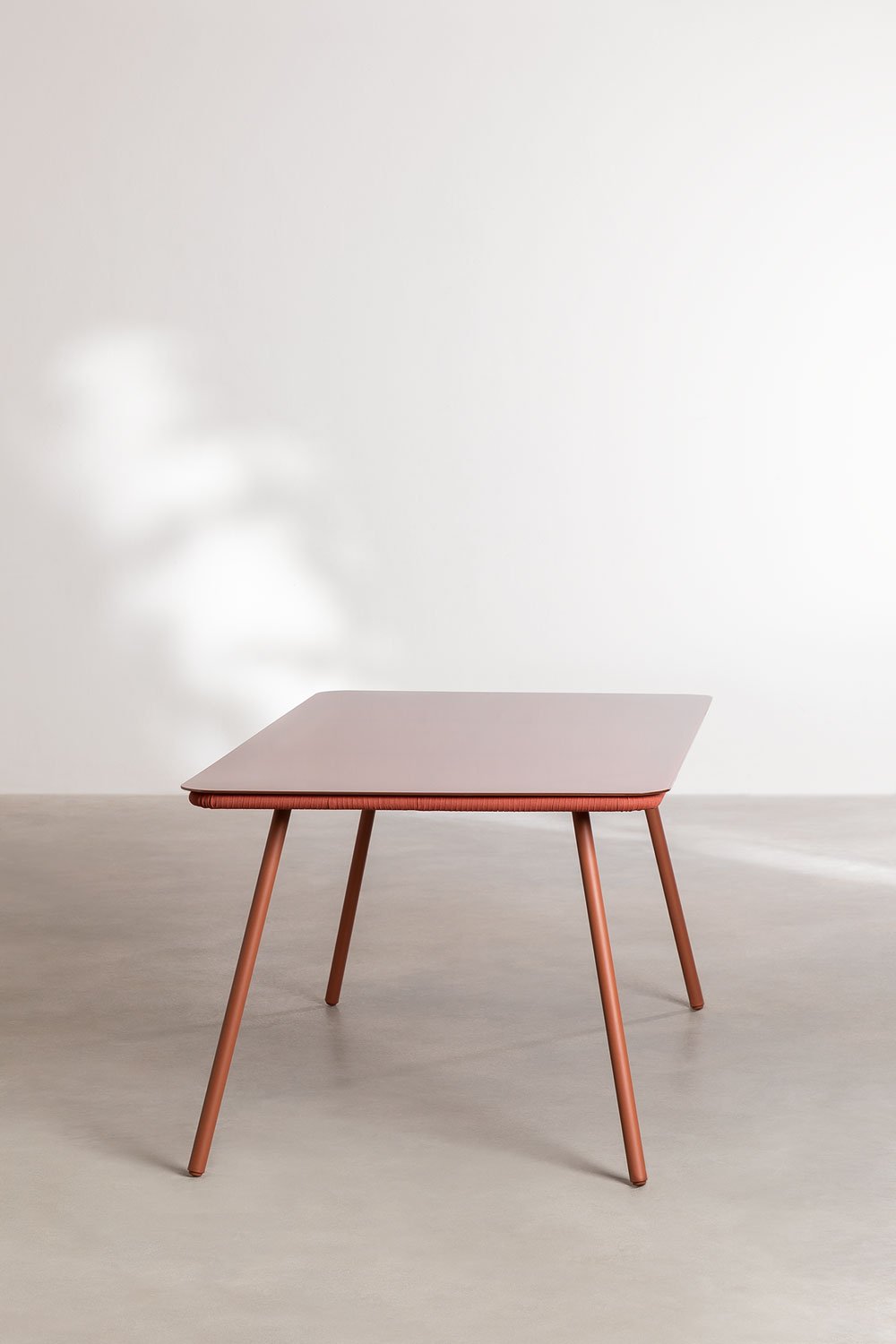 Arhiza Classic rechthoekige tafelset, 160x90 cm, en 6 aluminium tuinstoelen., galerij beeld 3