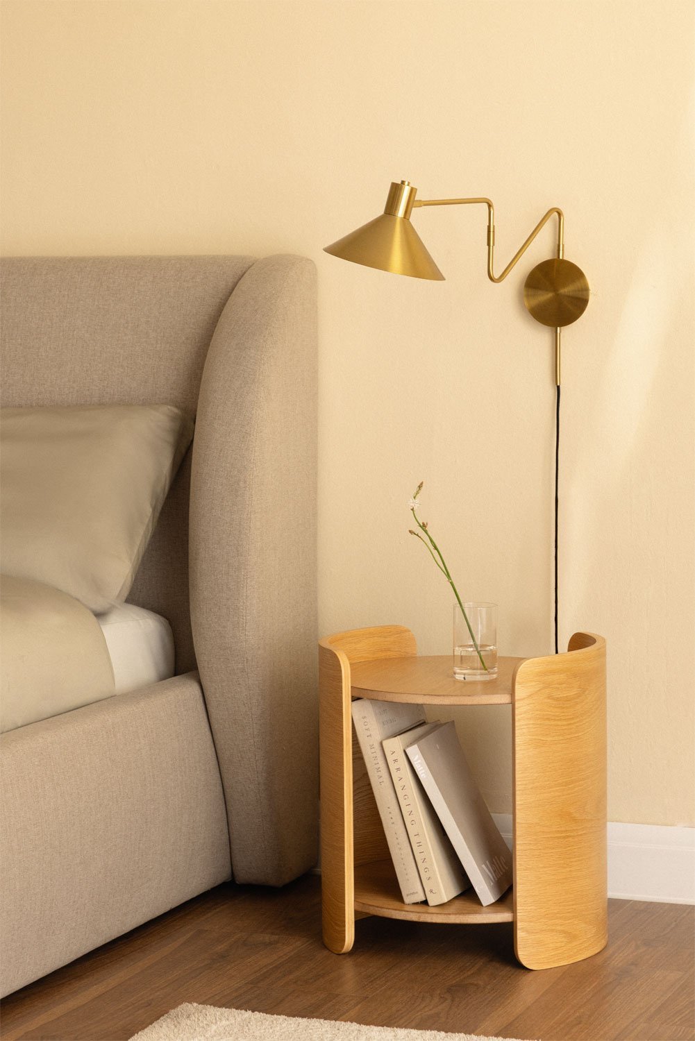 Lizz metalen wandlamp, galerij beeld 1