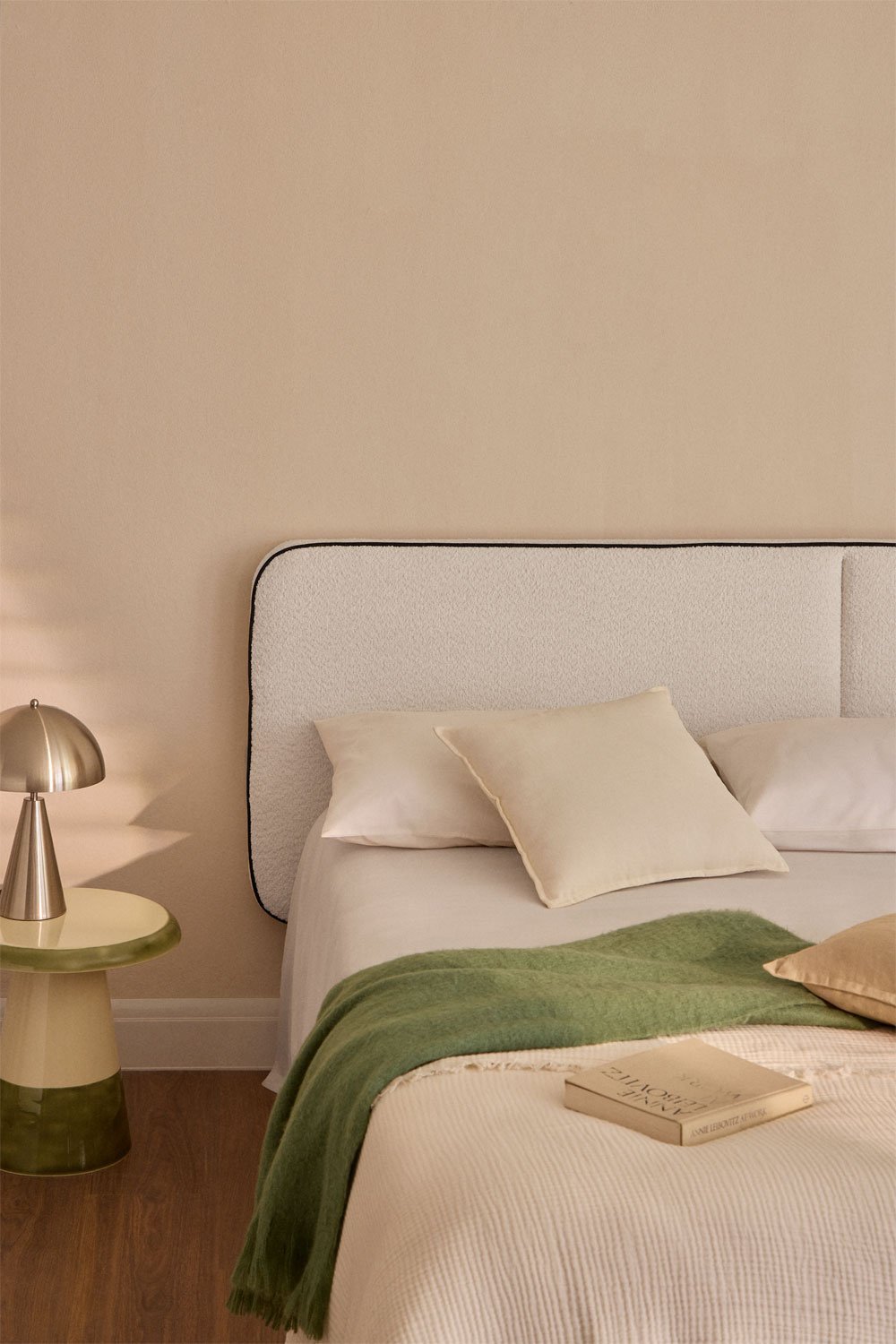 Romeo 220cm Chenille Hoofdbord, galerij beeld 1