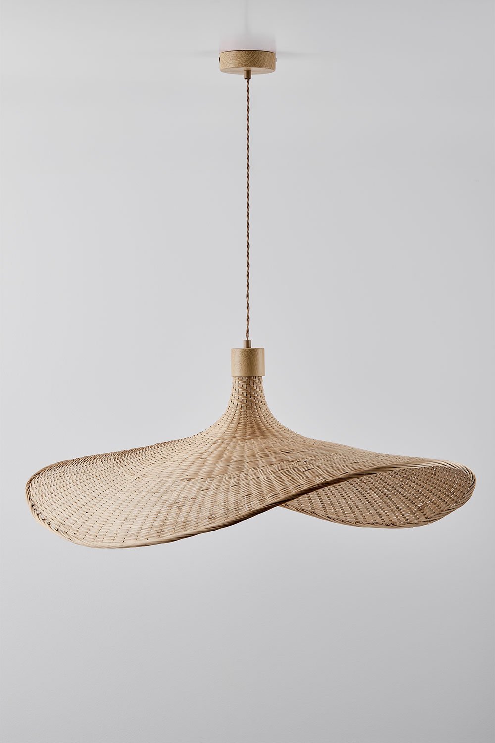 Chaifer bamboe plafondlamp, galerij beeld 3