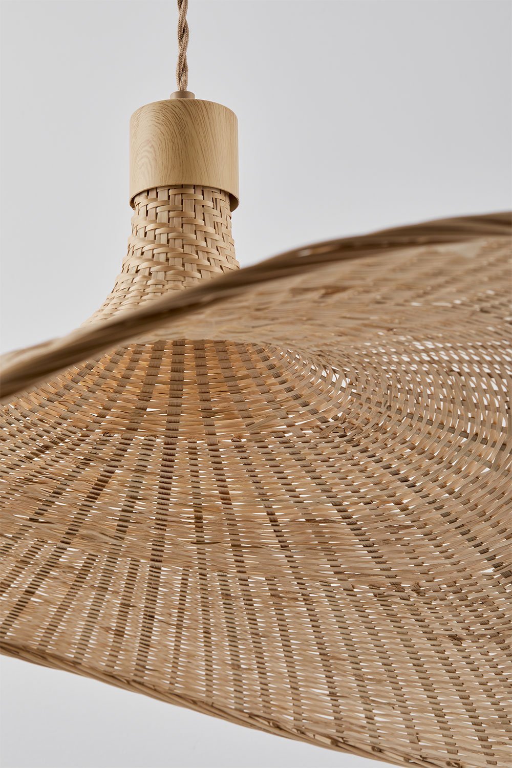 Chaifer bamboe plafondlamp, galerij beeld 5