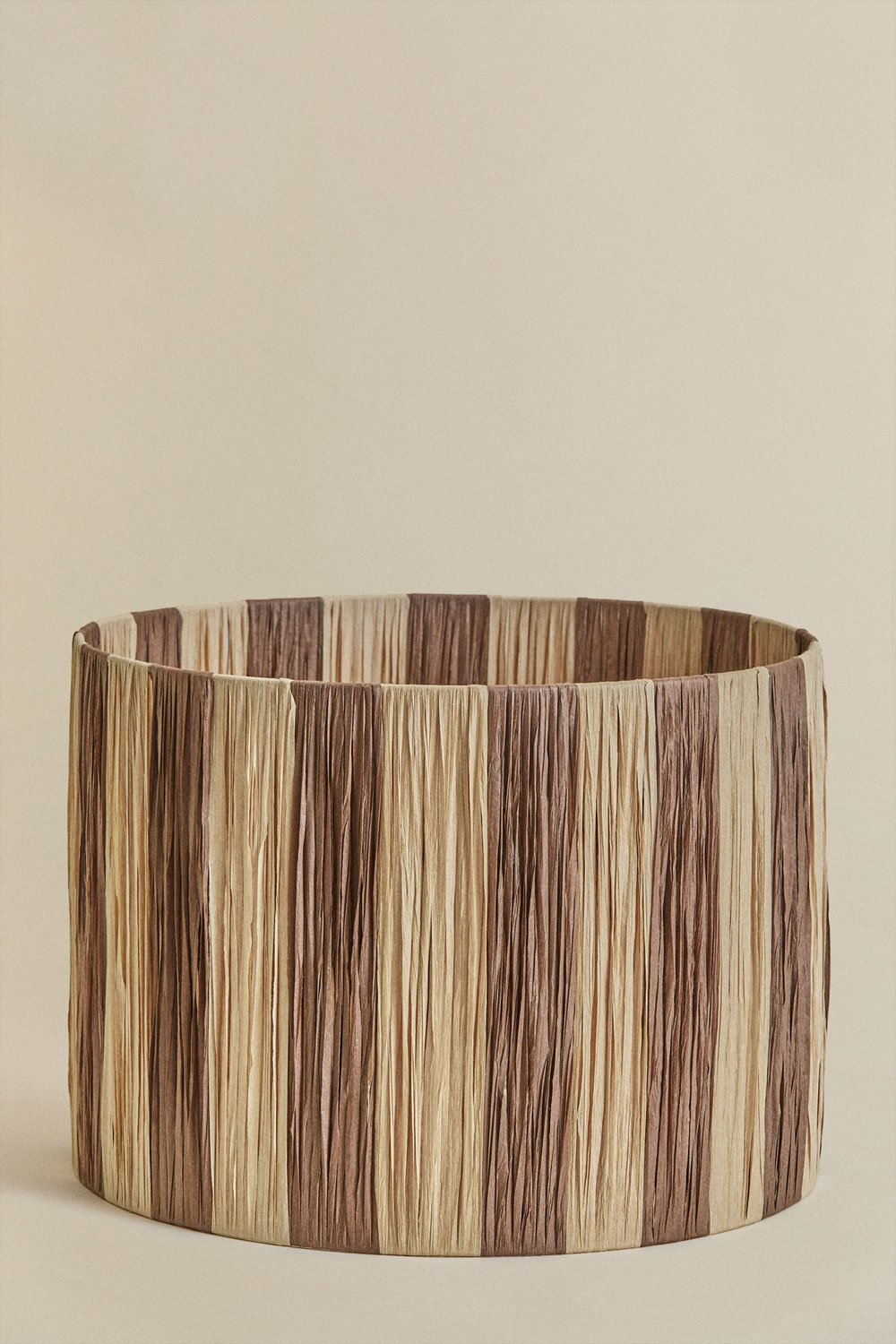 Lampenkap Ø30 cm in gevlochten Marsali-papier, galerij beeld 2