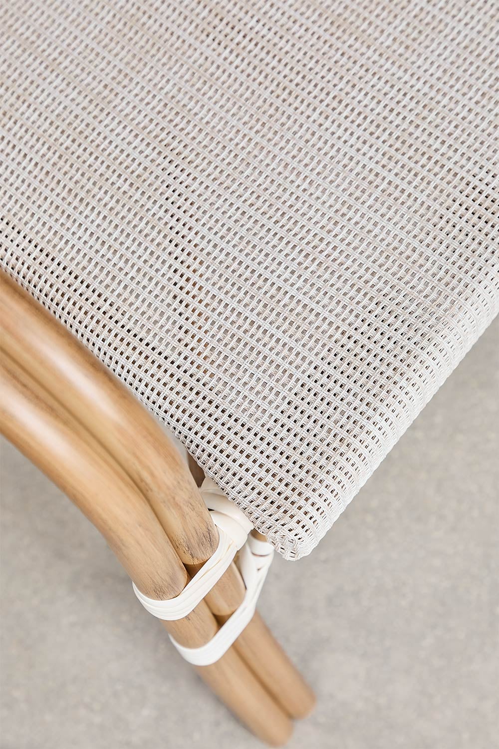 Set van 2 stapelbare tuinstoelen met armleuningen in aluminium Brielle Bistro, galerij beeld 6