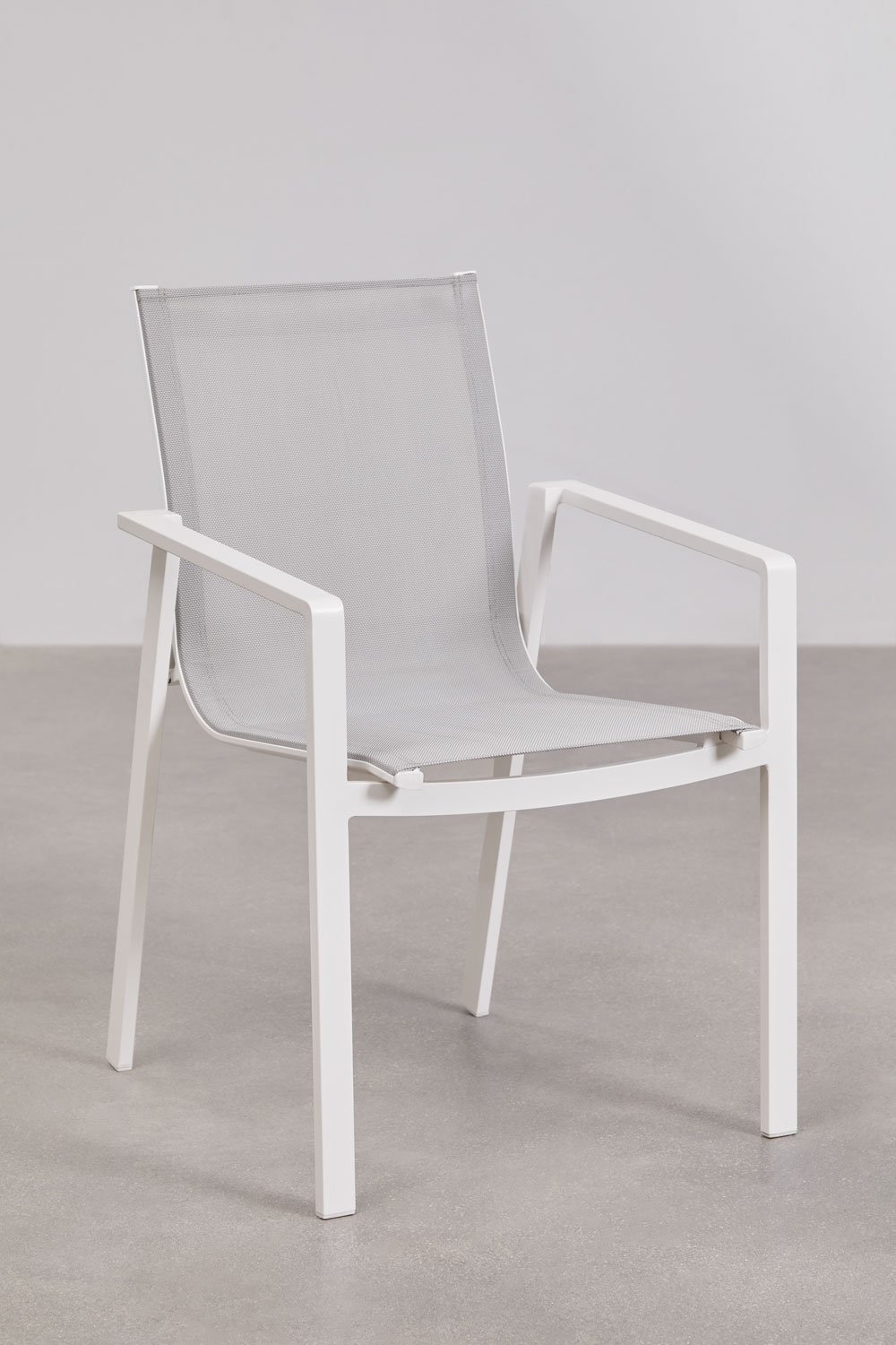 Verpakking van 4 Eika aluminium tuinstoelen, galerij beeld 3