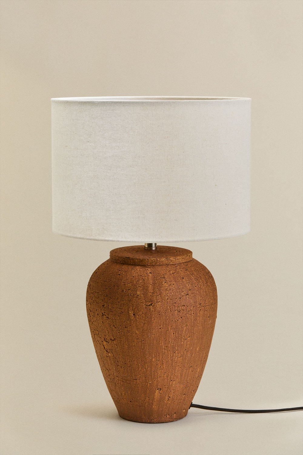 Verena terracotta tafellamp, galerij beeld 1