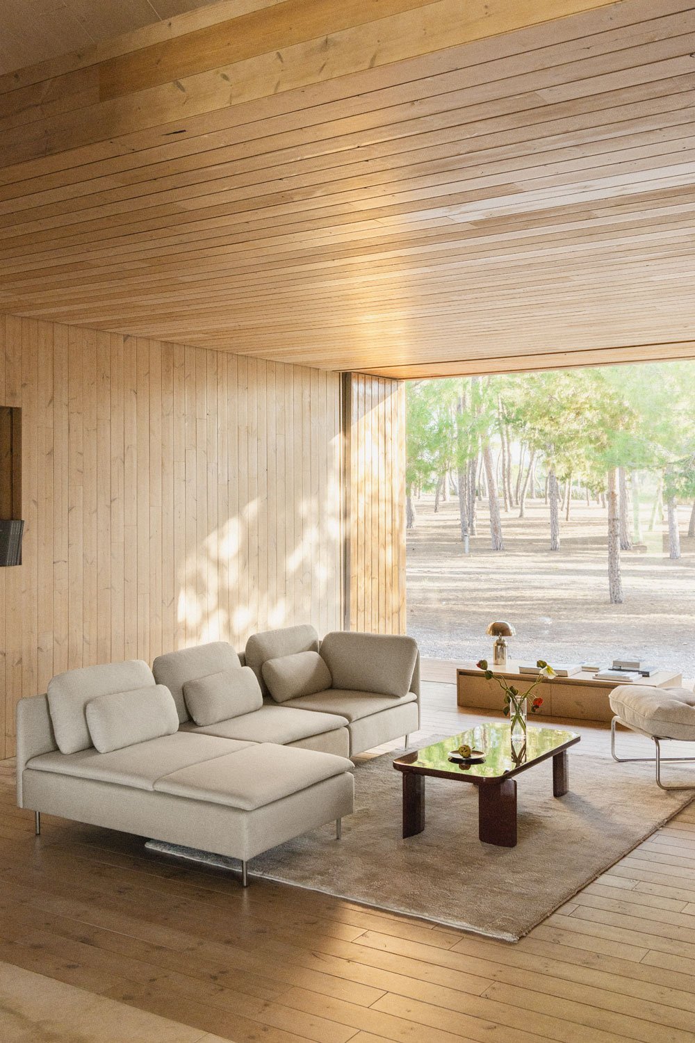 Oriol 3-delige chaise longue modulaire bank met hoekelement aan de linkerkant, galerij beeld 1