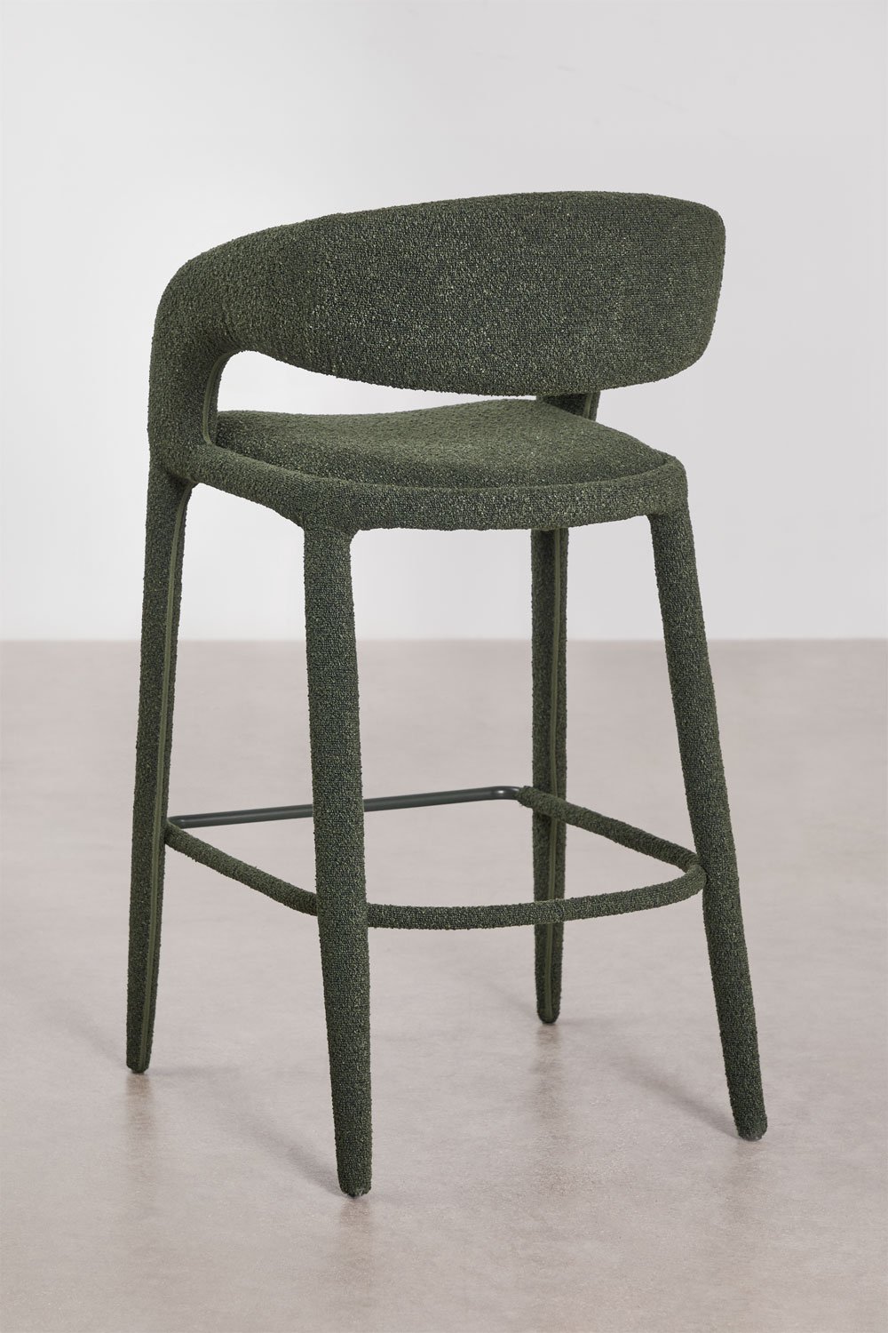 Hoge kruk 75 cm gestoffeerd Arazeina, galerij beeld 3