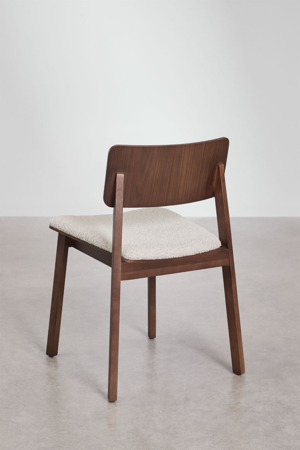 Pak van 4 Gilda houten eetkamerstoelen, galerij beeld 5
