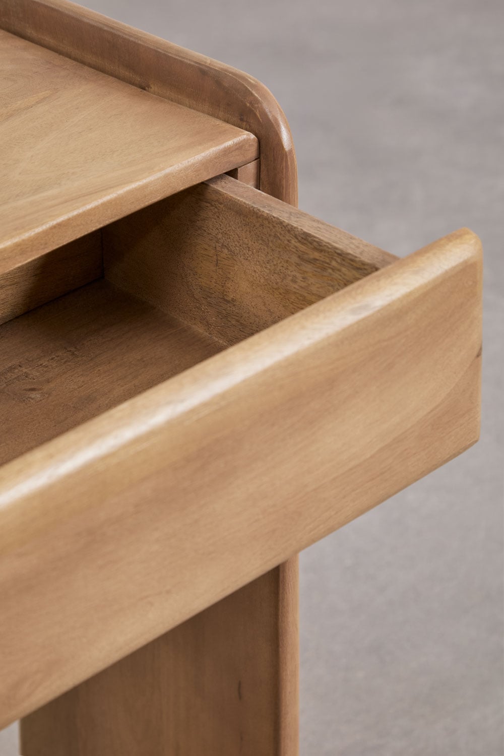 Rechthoekige halconsole 120x30 cm in Tinsley-hout, galerij beeld 6