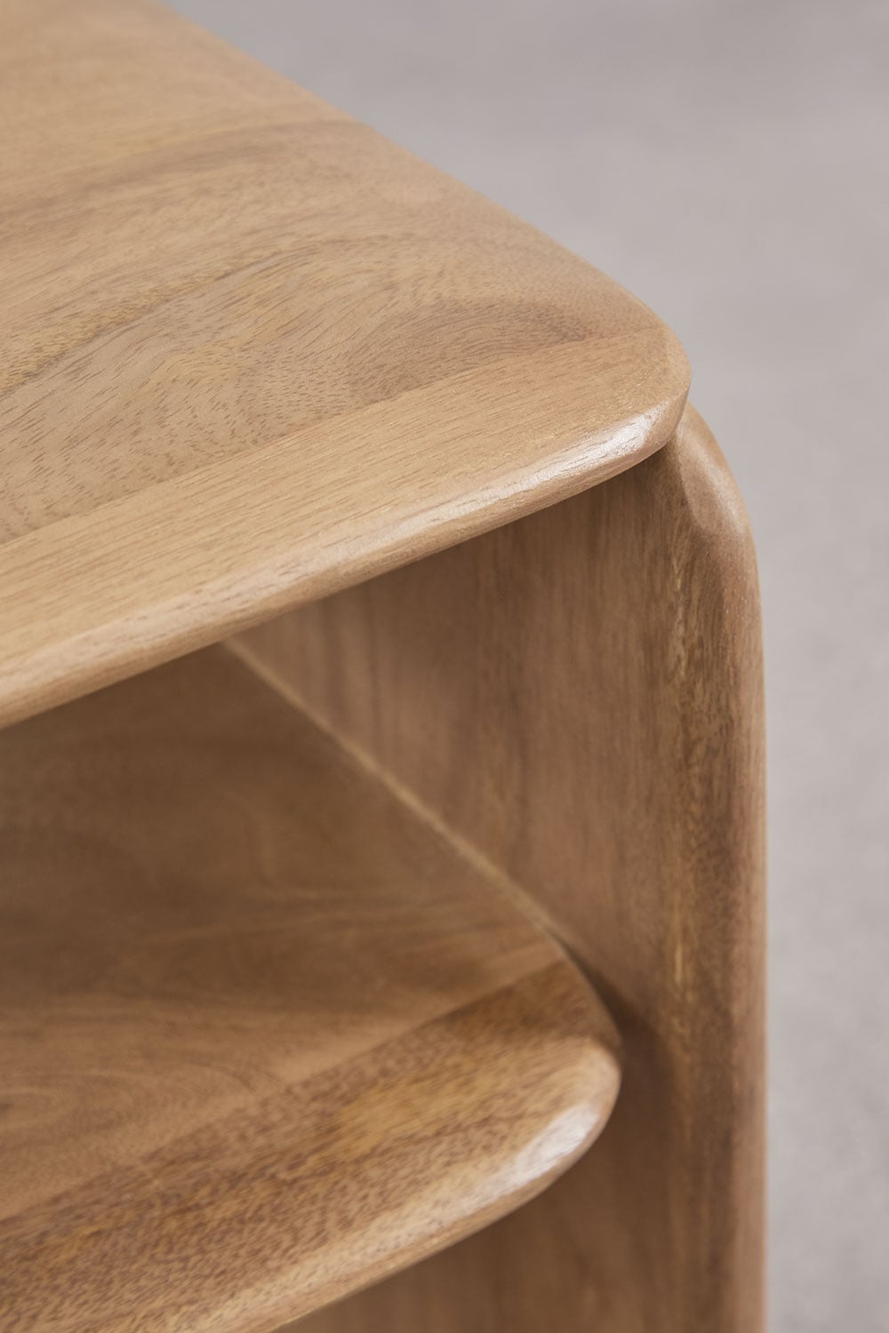 Rechthoekige bijzettafel 40x30 cm in Tinsley hout, galerij beeld 5