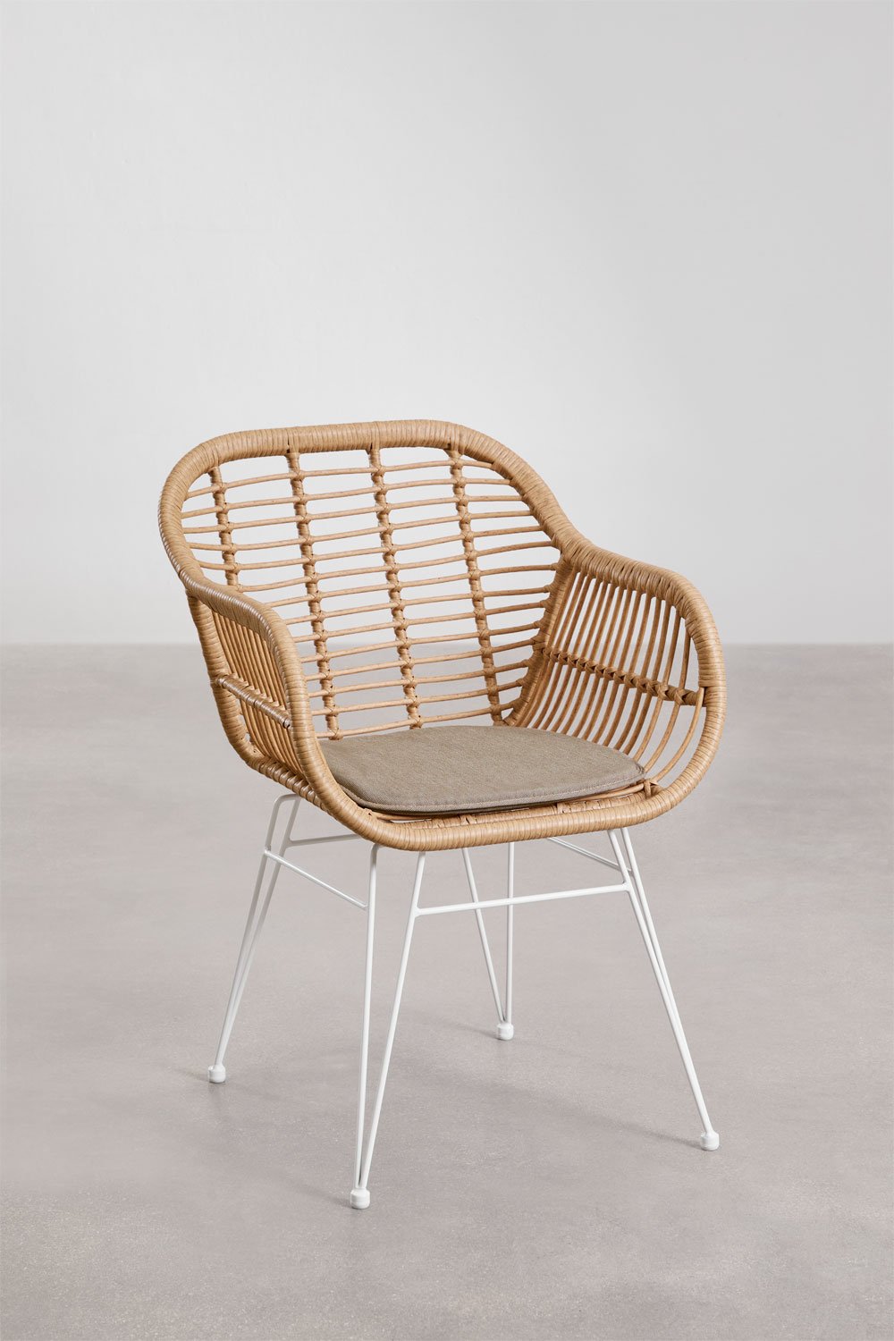 Verpakking van 2 Zole synthetische rieten tuinstoelen, galerij beeld 1