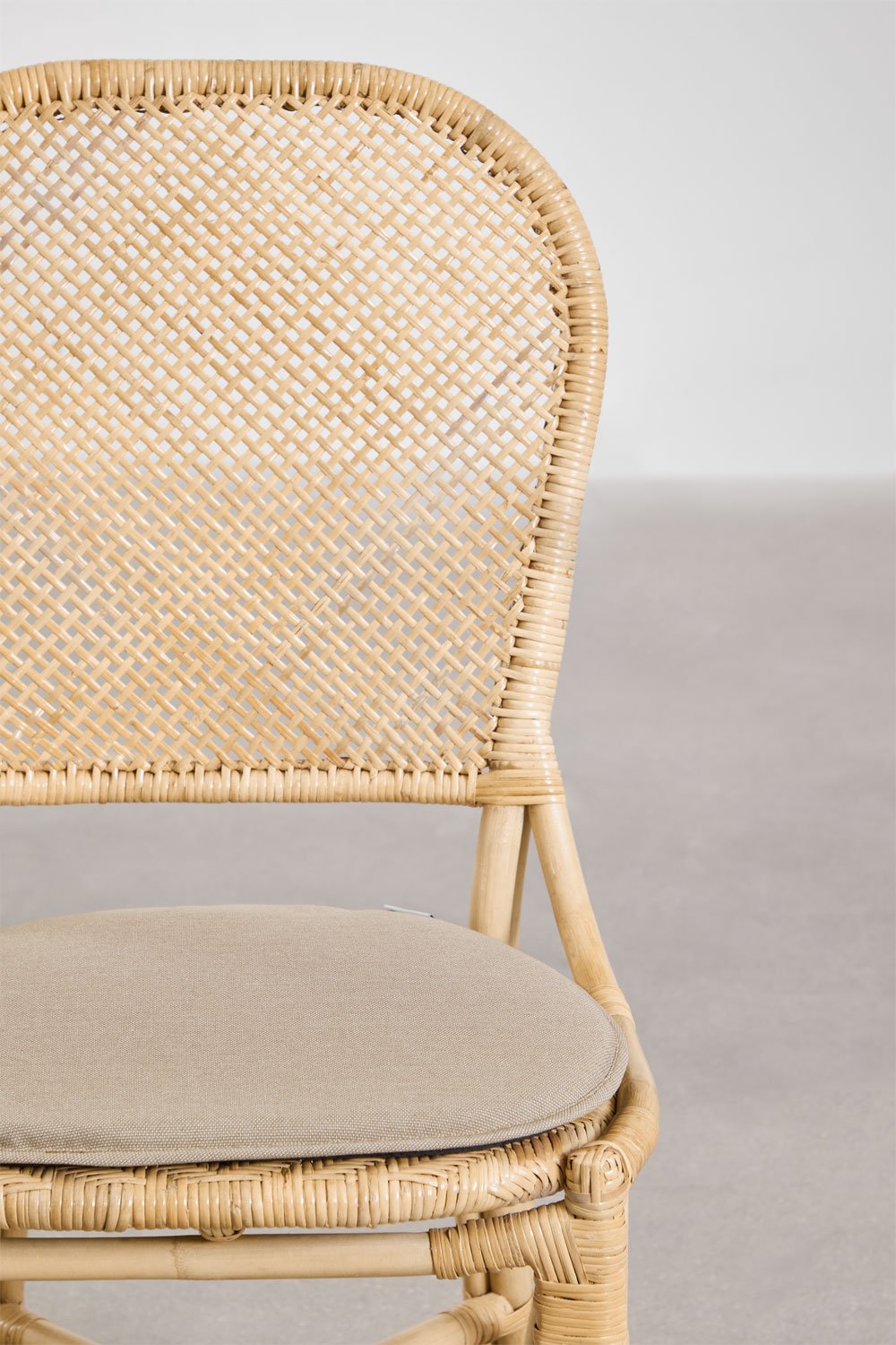 Set van 2 Zariel rotan eetkamerstoelen, galerij beeld 4