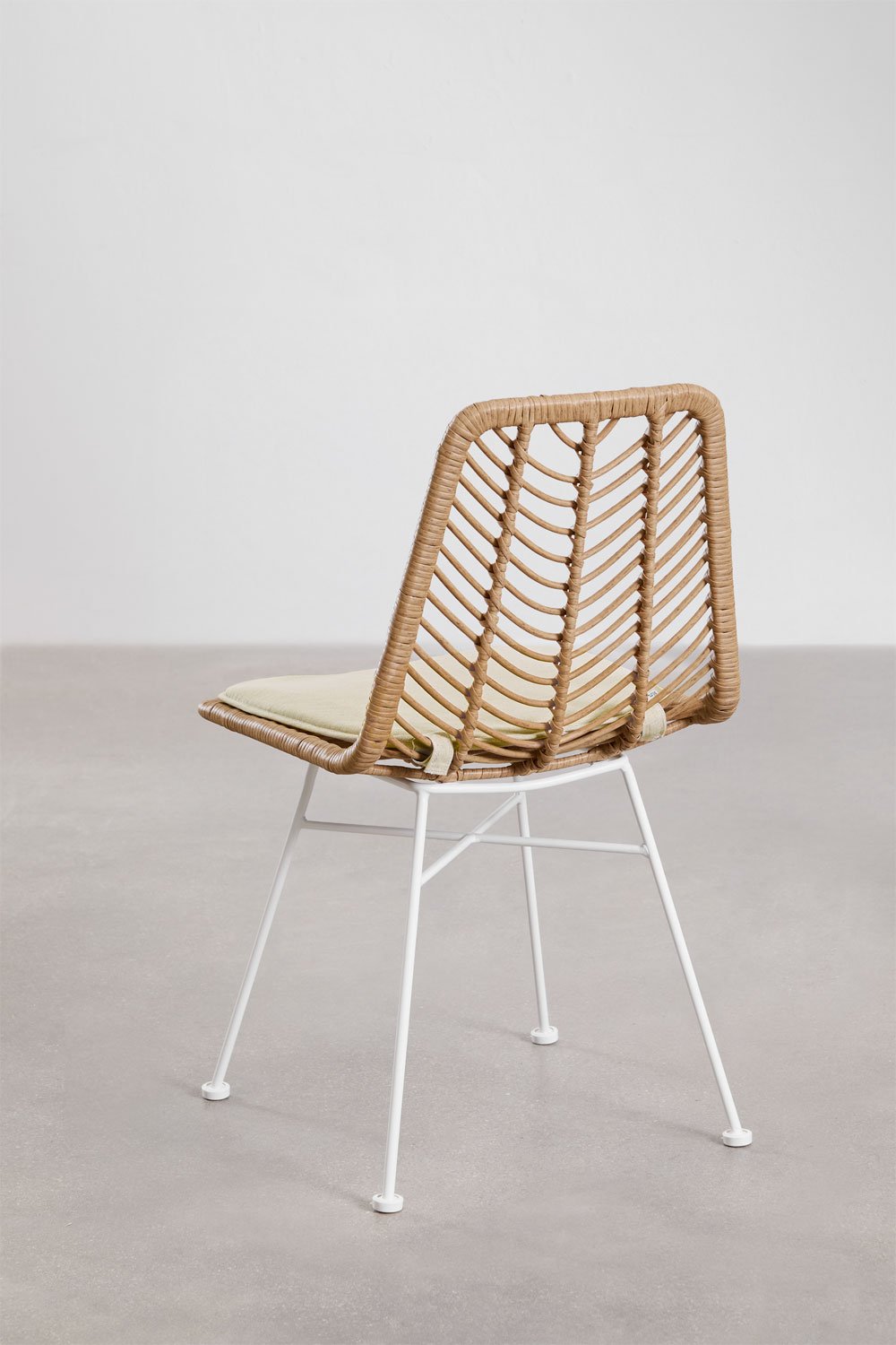 Verpakking van 4 Gouda Natural kunststof rotan tuinstoelen, galerij beeld 3