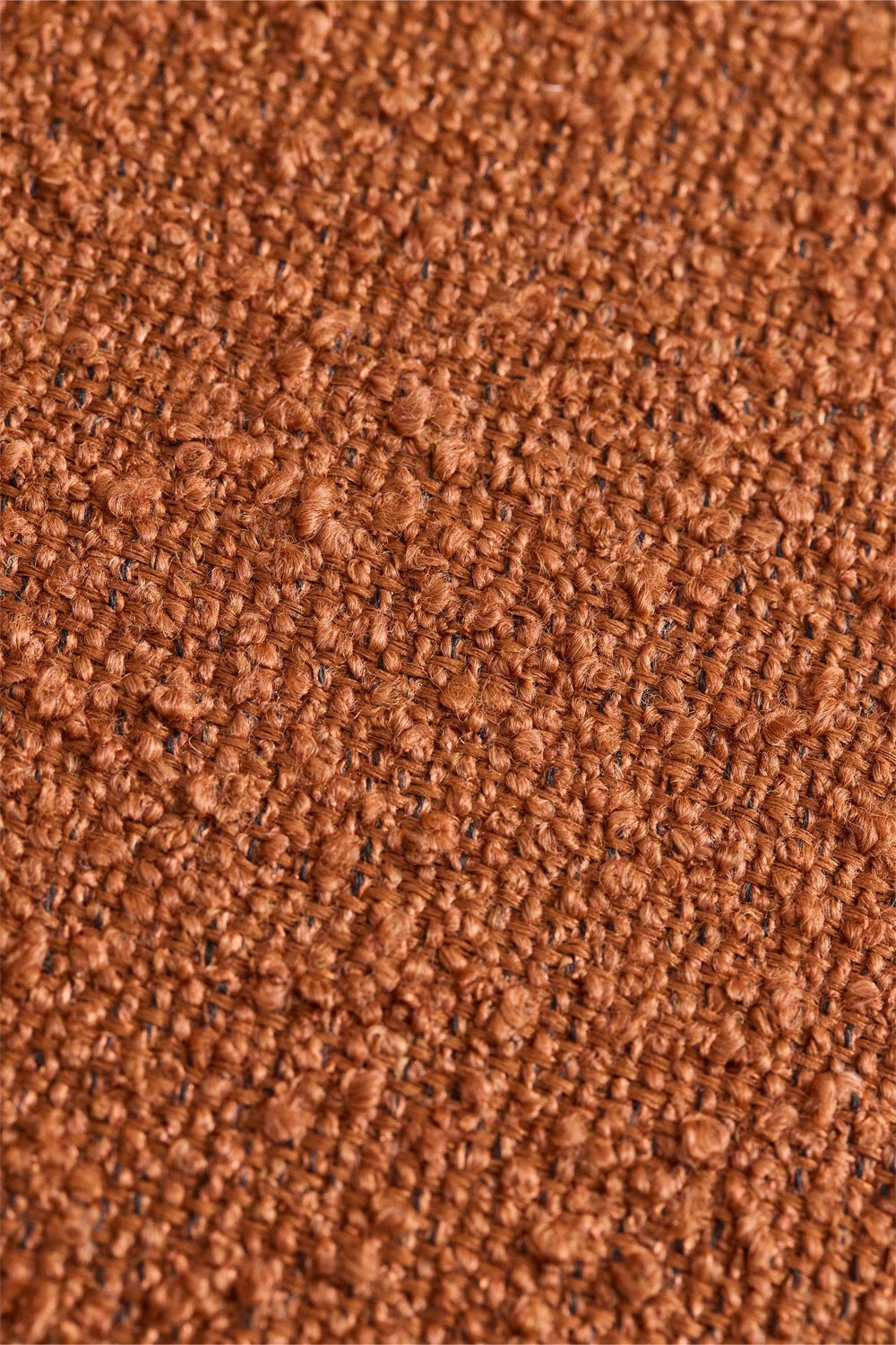 Fauteuil van essenhout en bouclé stof Leo, galerij beeld 8