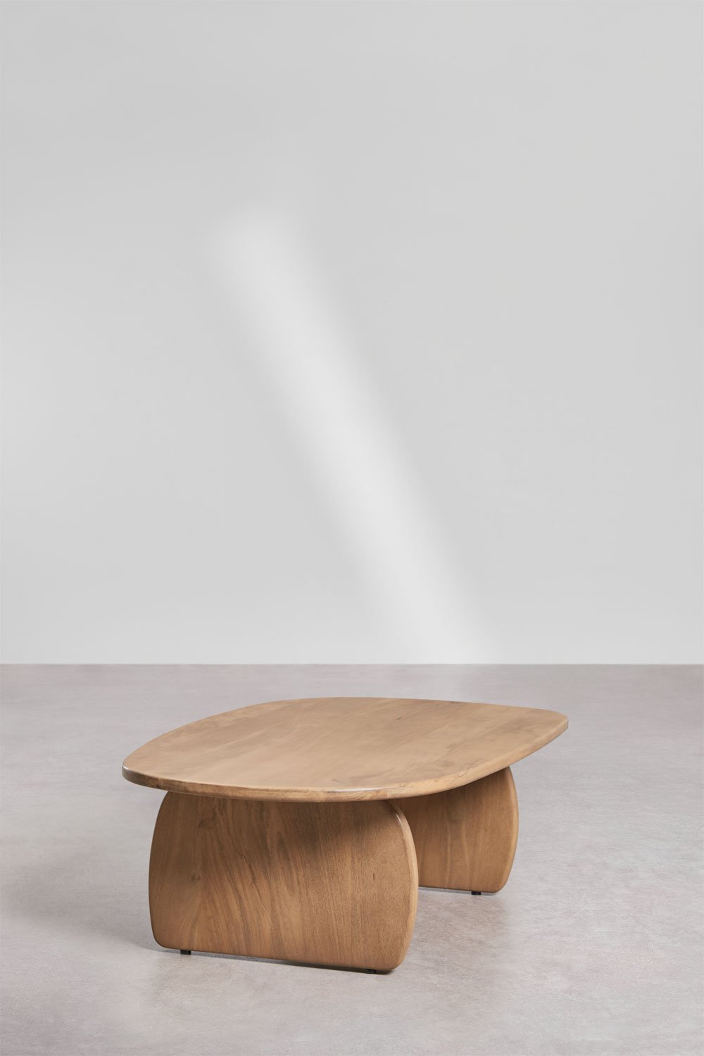 Ovale salontafel 110x70 cm in Agathe mangohout, galerij beeld 4