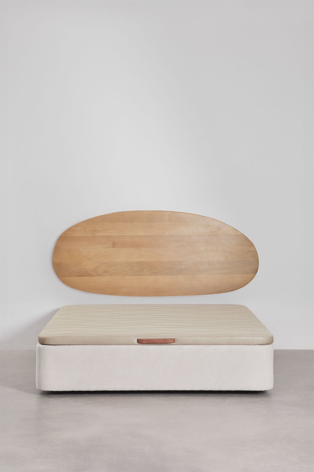 Hoofdbord ↔︎180 cm in Agathe mangohout , galerij beeld 9