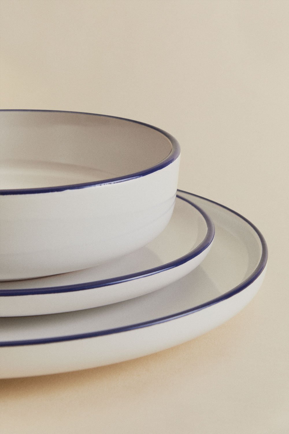 Servies van 12 stuks in Ronilena steengoed, galerij beeld 10