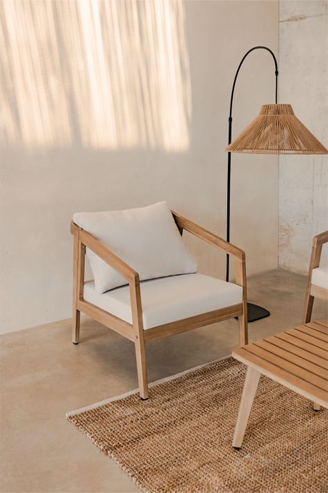 Kaela acaciahouten fauteuil