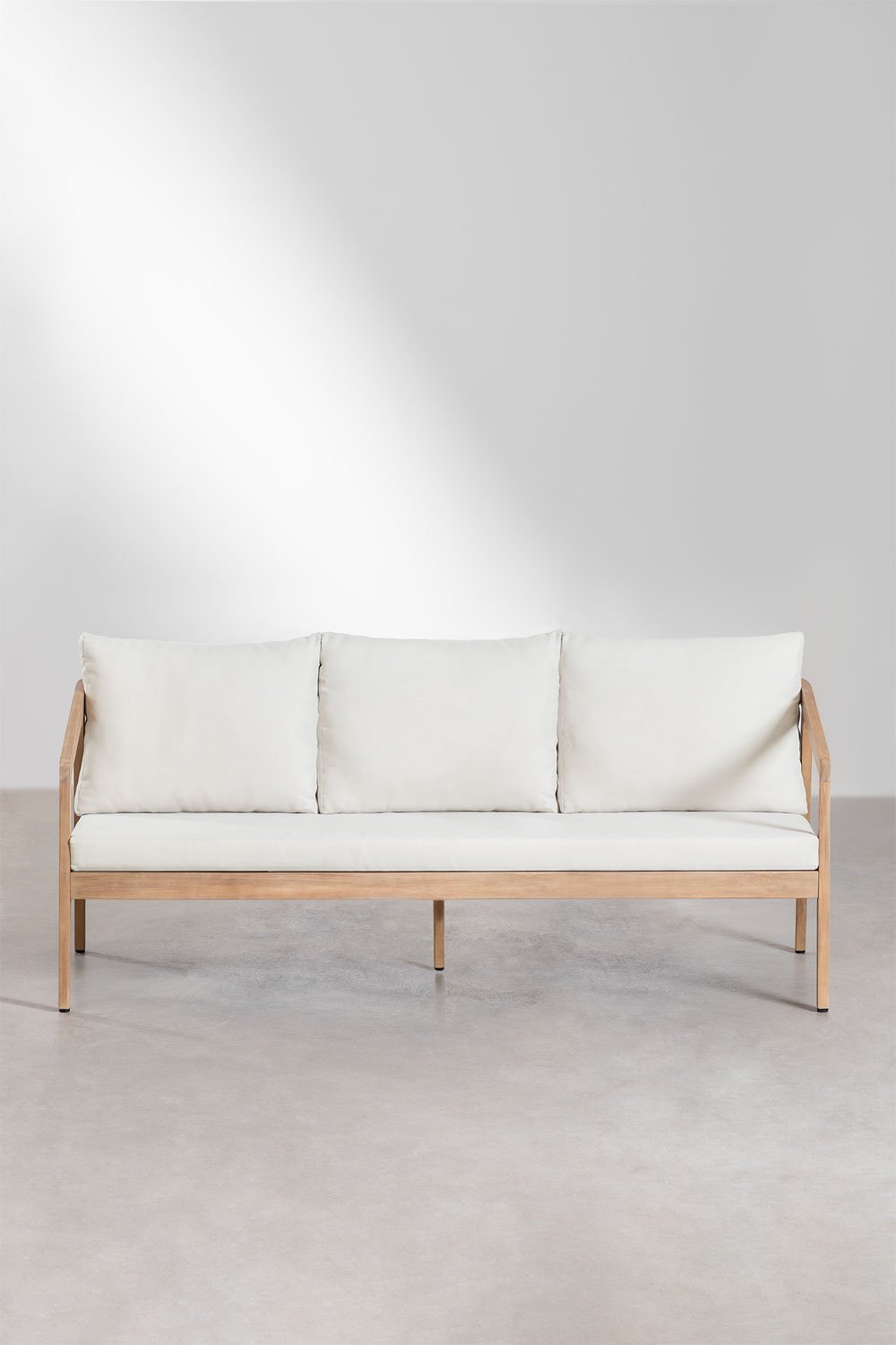 Kaela tuinset met bank, 2 fauteuils en salontafel in acaciahout, galerij beeld 4