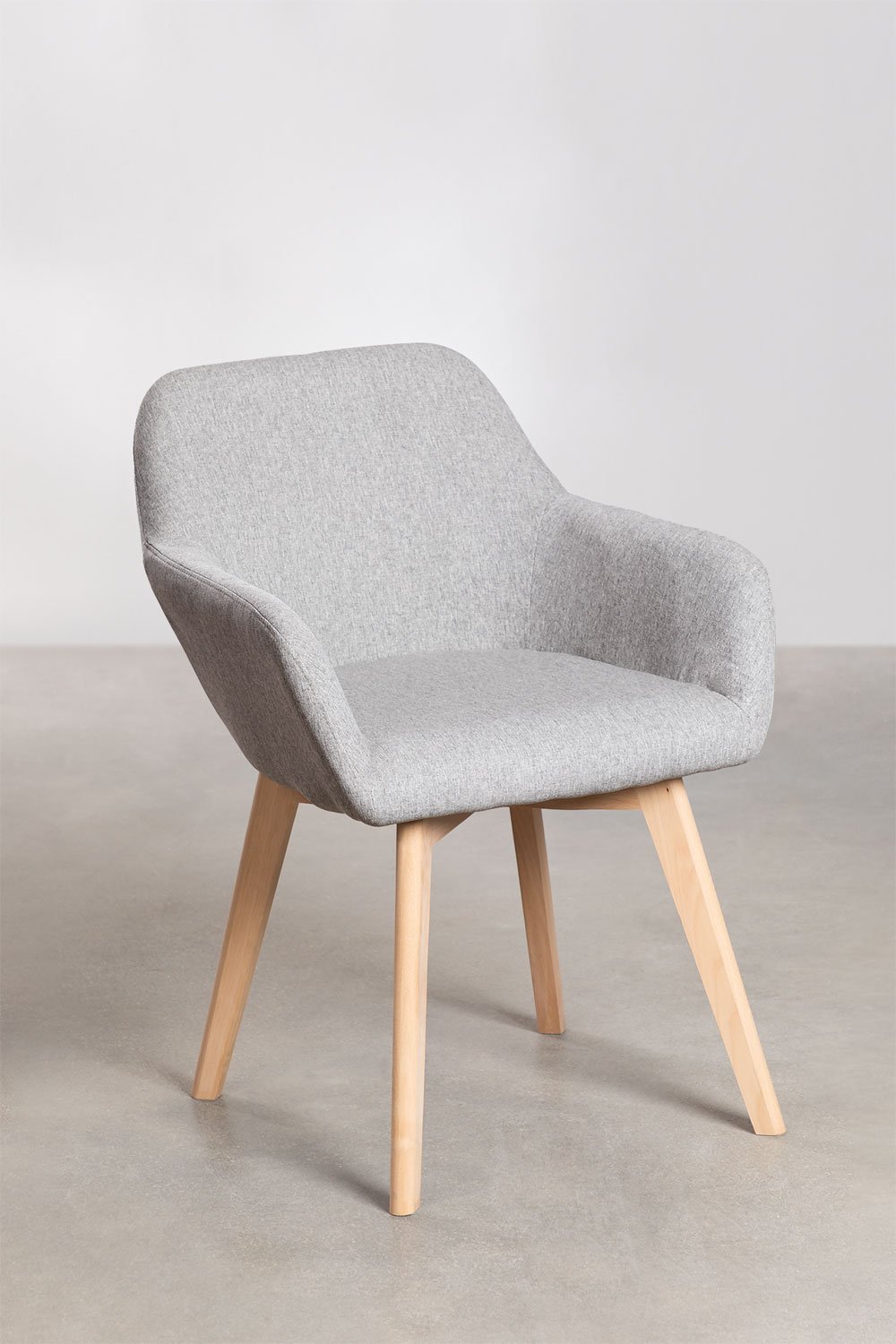 Set van 2 Ervi eetkamerstoelen met armleuningen, galerij beeld 3