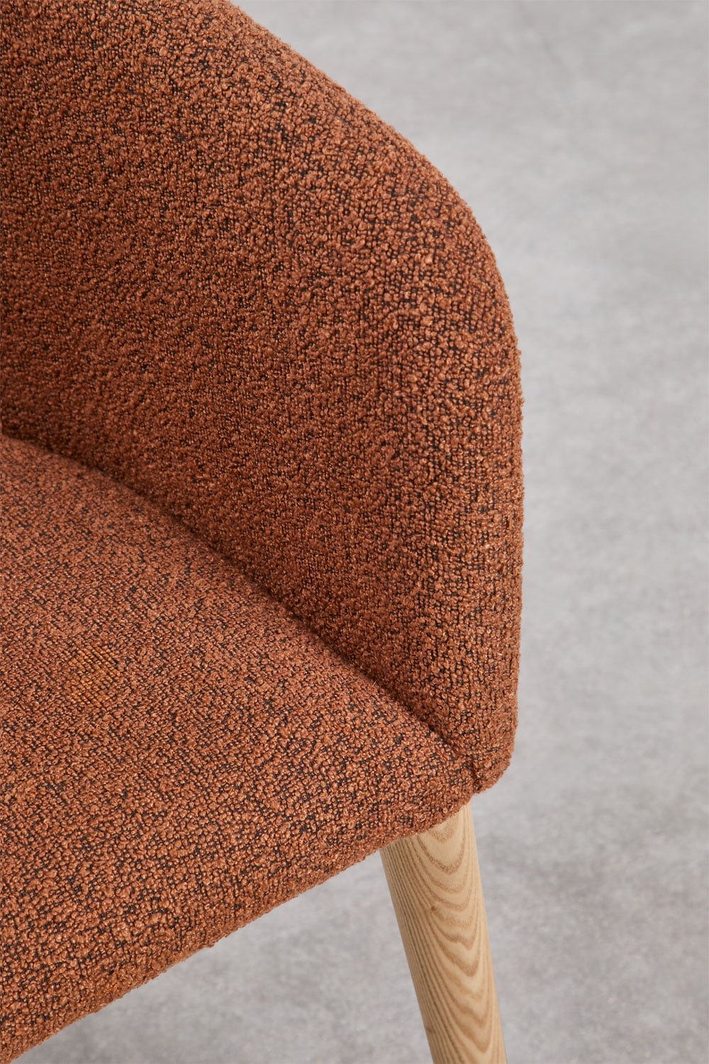 Set van 2 Bunia gestoffeerde eetkamerstoelen met armleuningen, galerij beeld 7