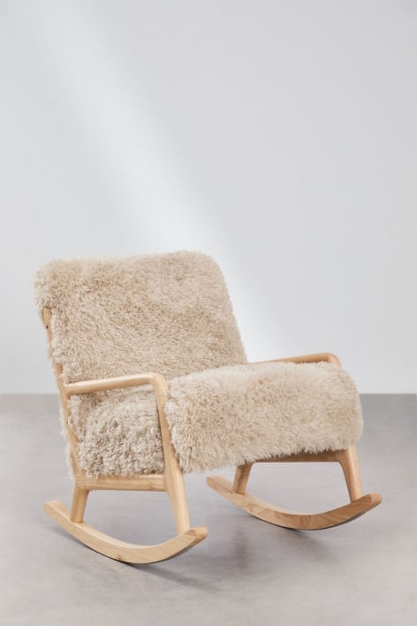 Set van 2 Maylene gestoffeerde schommelstoelen