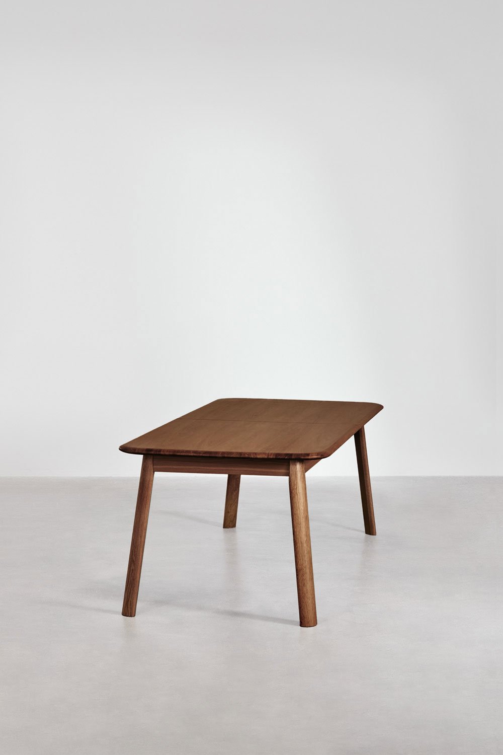 Rechthoekige eettafel 220-320x95 cm uitschuifbaar in Treveris hout, galerij beeld 3