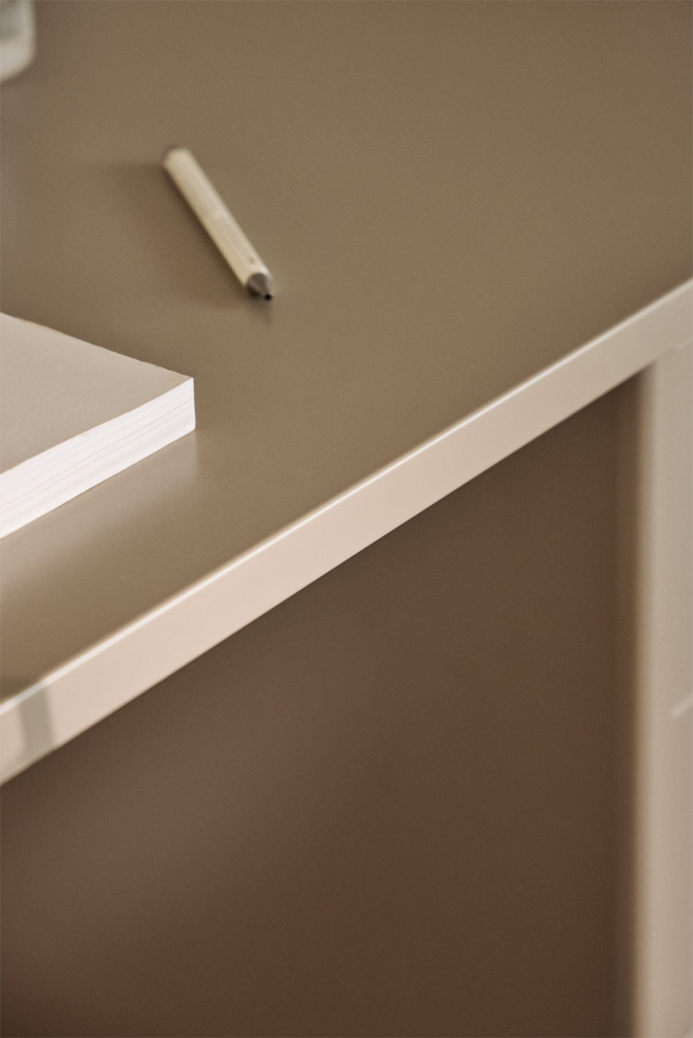 Michigan bureau 120x60 cm in staal met lades, galerij beeld 3