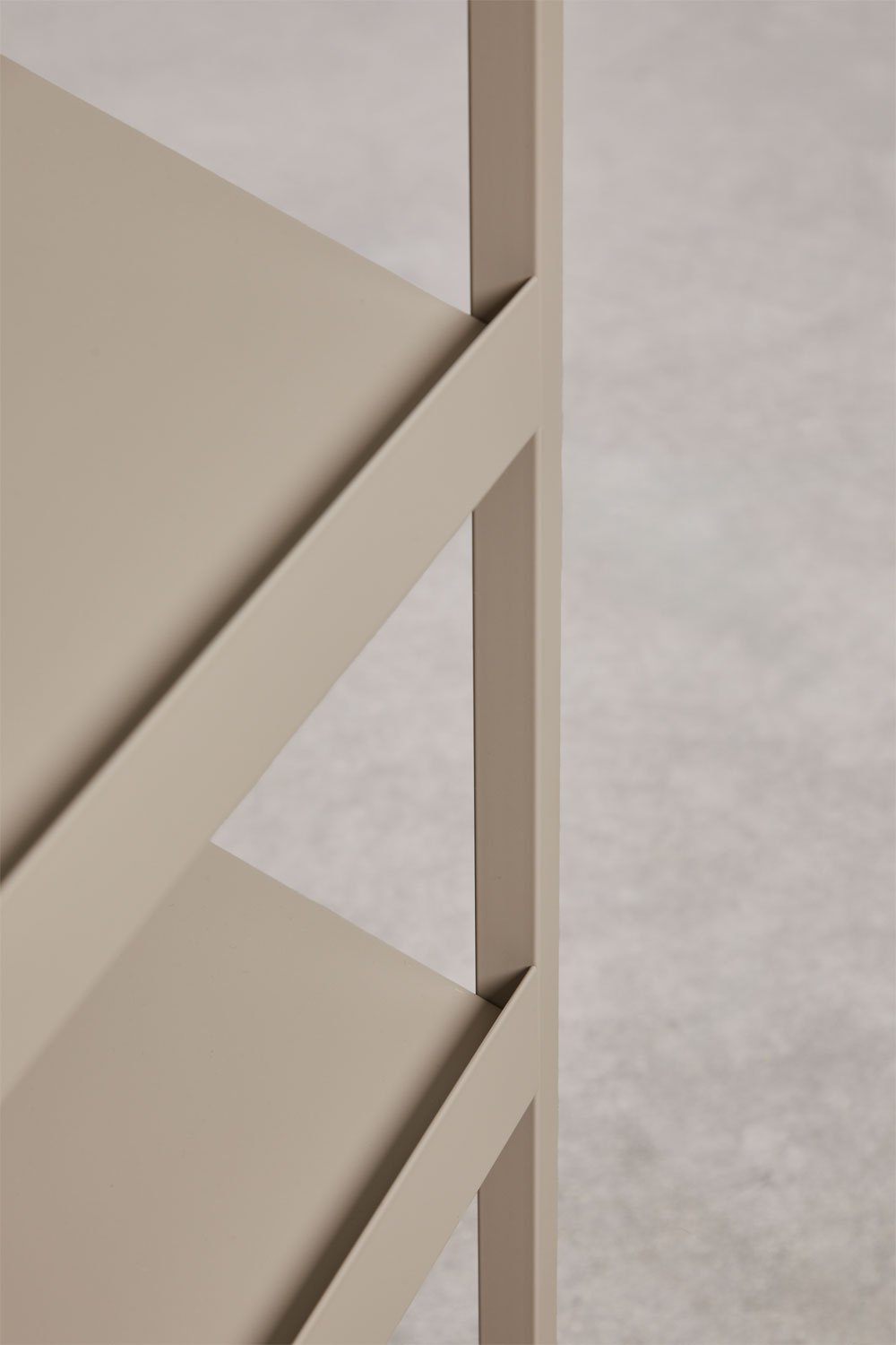 Janine 2-delige open modulaire kledingkast met een lage stalen garderobe en schoenenrek, galerij beeld 7