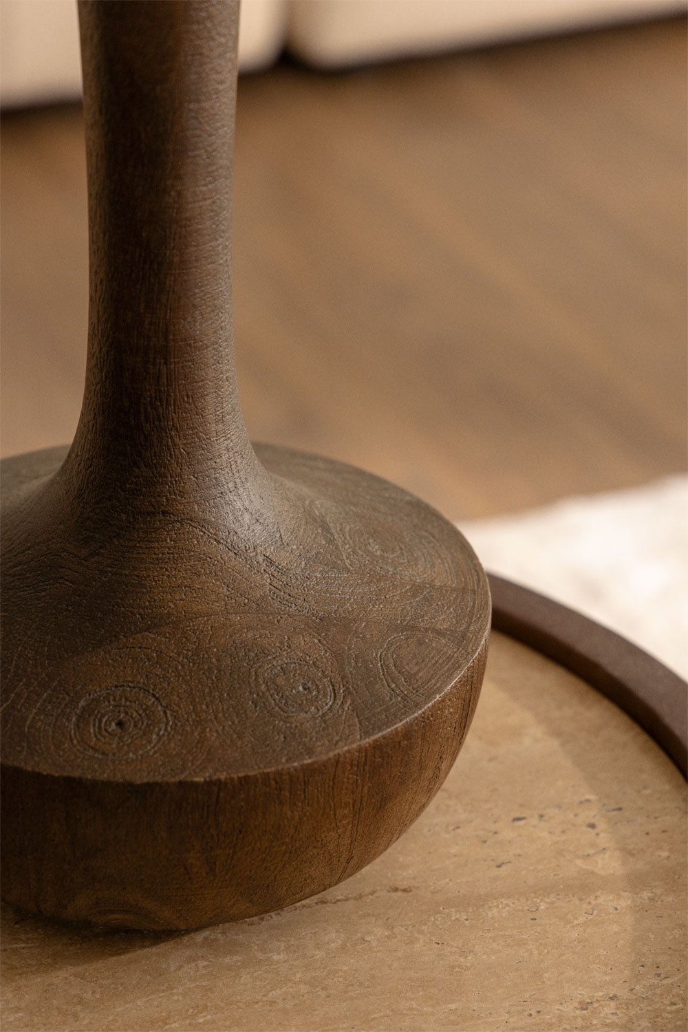 Tafellamp in Sintra mangohout, galerij beeld 2