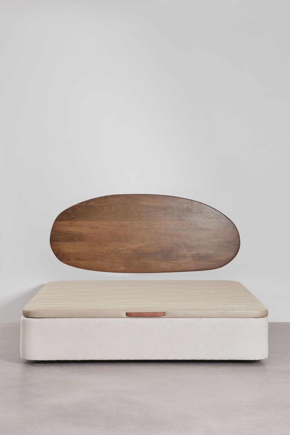 Hoofdbord ↔︎180 cm in Agathe mangohout , galerij beeld 7