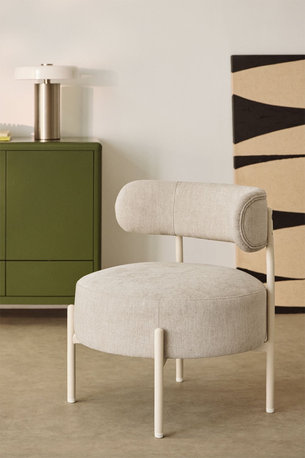 Set van 2 Anisa gestoffeerde fauteuils, galerij beeld 1
