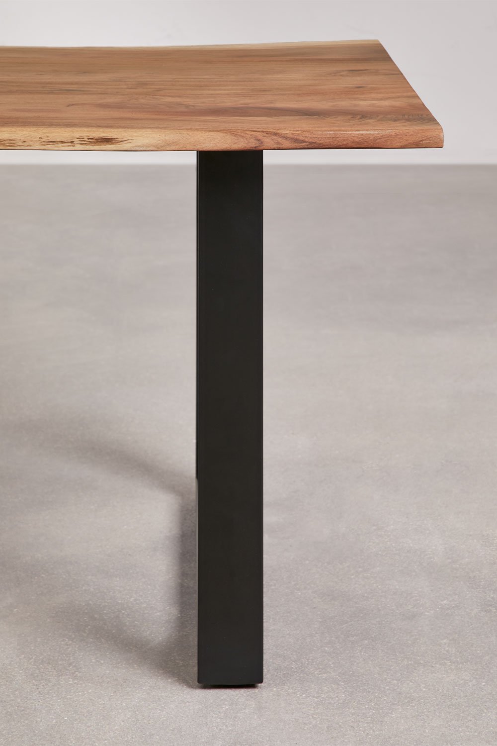 Rechthoekige eettafel van Sami-acaciahout   , galerij beeld 5