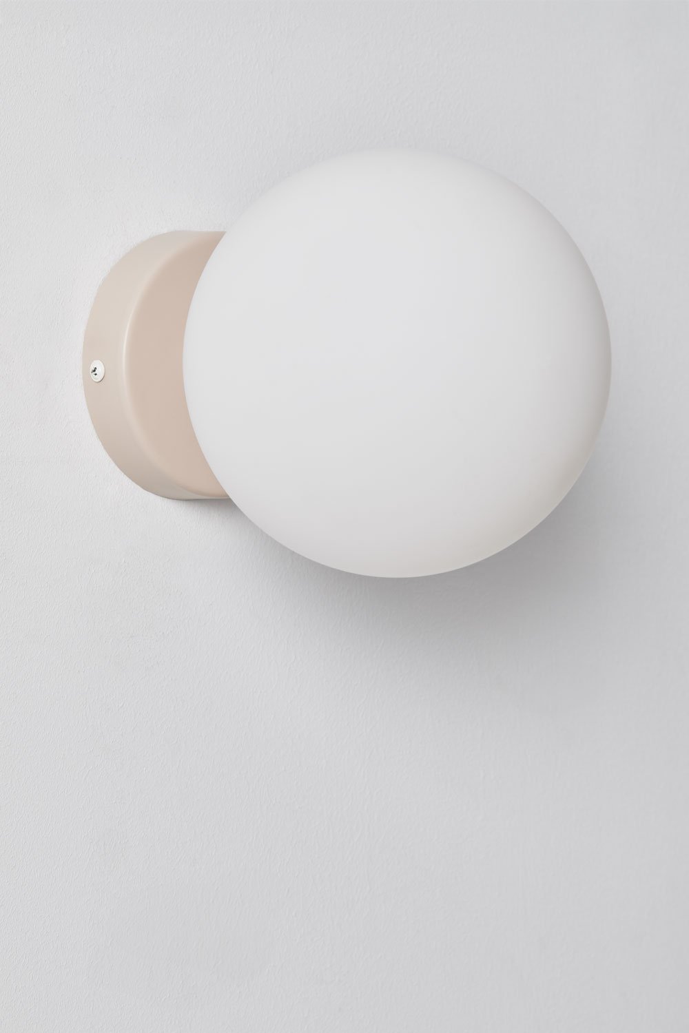 Wandlamp van roestvrij staal met kristallen bol Uvol Traditional, galerij beeld 3