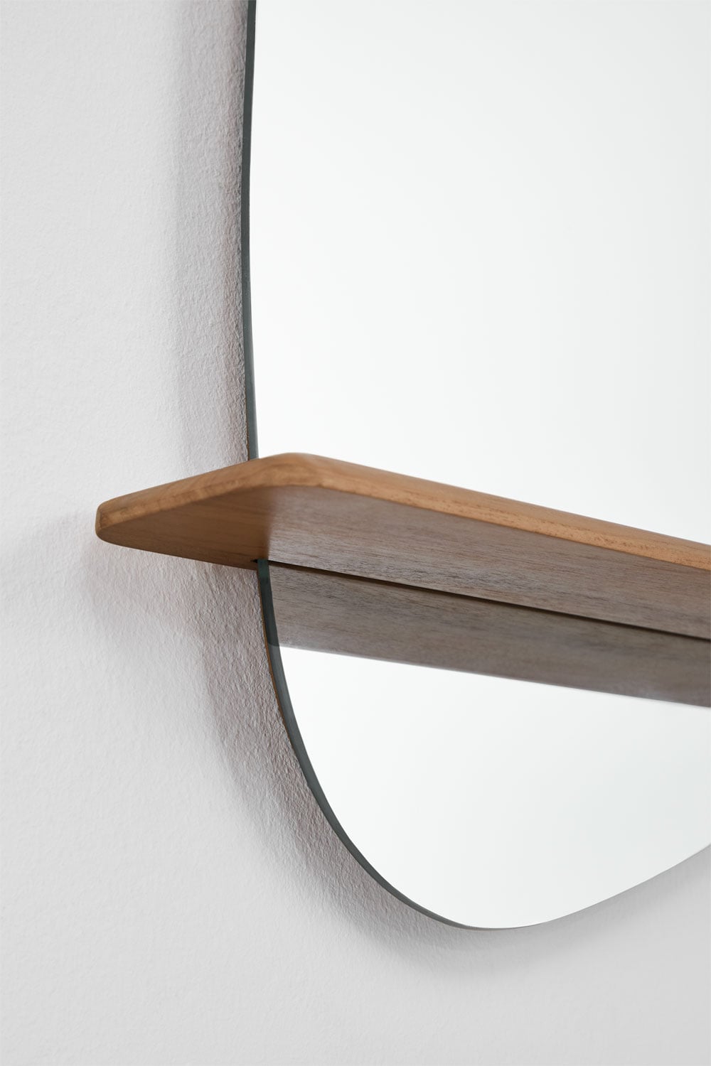 Tafelspiegel - Veelzijdig en Stijlvol met Houten Plankje, 25 x 10 x 26 Tafelspiegel - Veelzijdig en Stijlvol met Houten Plankje, 25 x 10 x 26