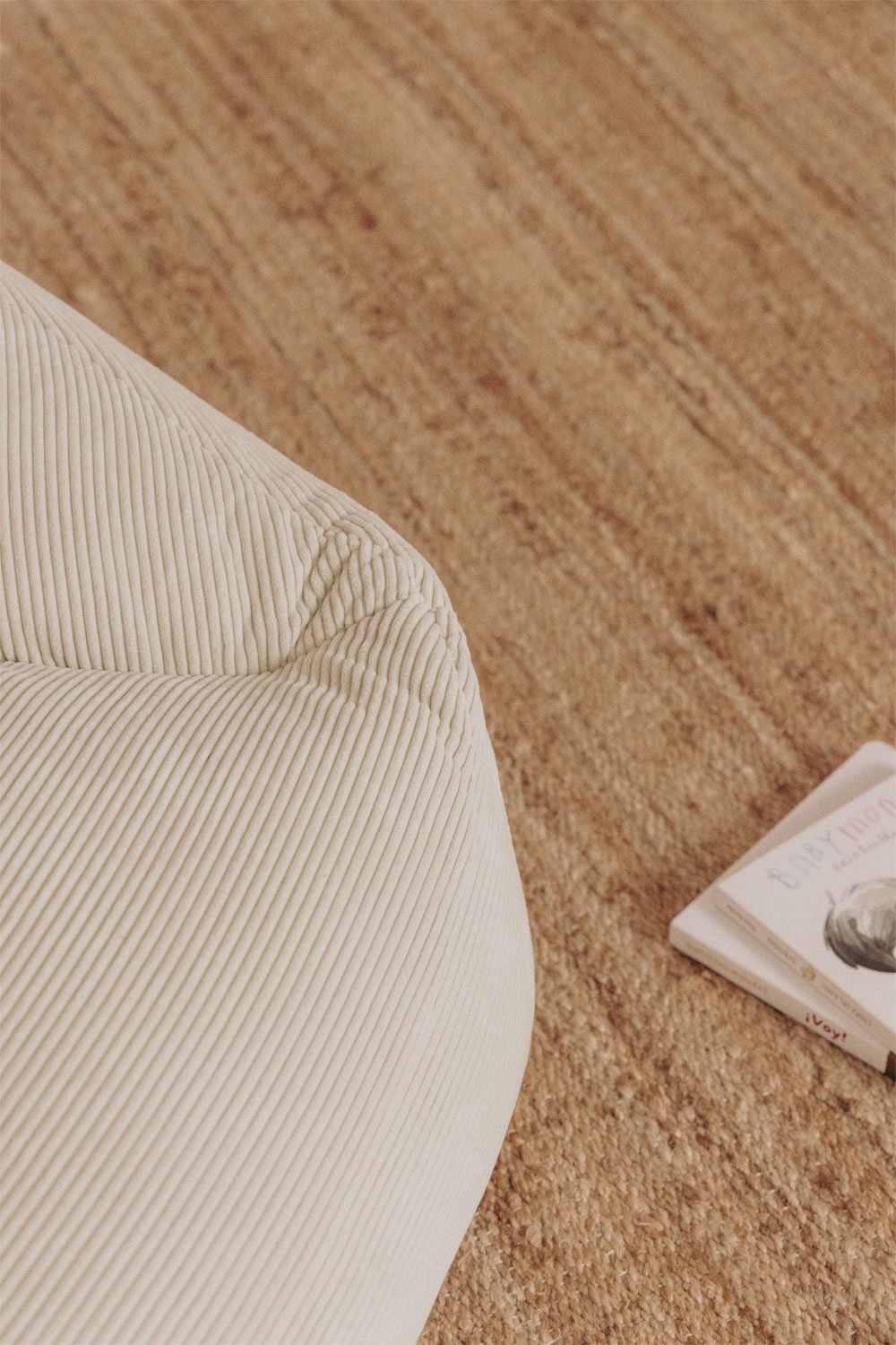 Thiago gestoffeerde poefstoel, galerij beeld 4