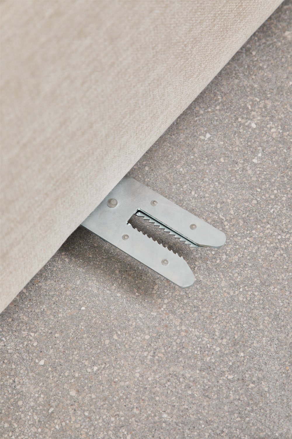 Cardea gestoffeerde 3-delige chaise longue modulaire bank links, galerij beeld 12