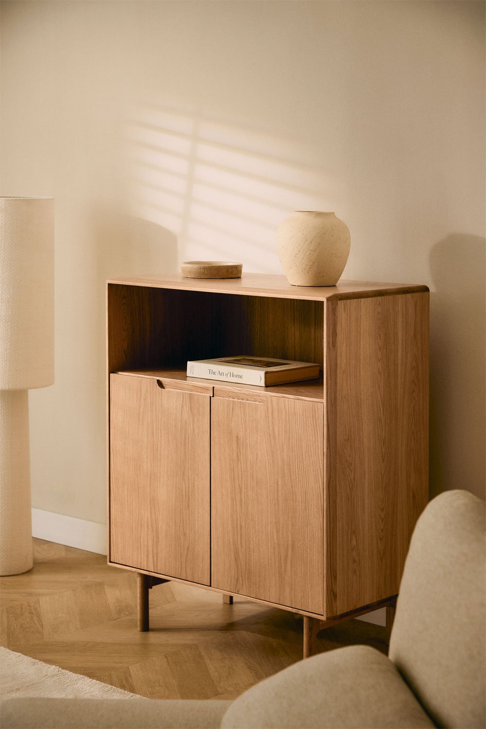 Hoge dressoir in eikenhout Treveris, galerij beeld 1