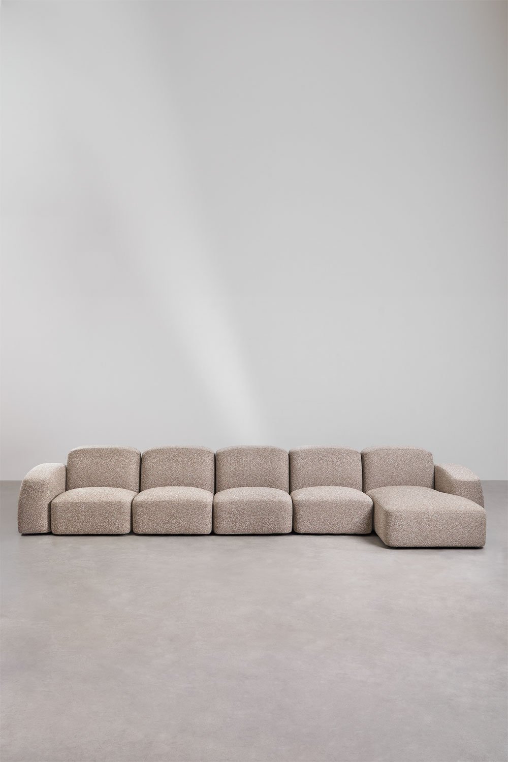 Bastian 5-delige modulaire chaise longuebank rechts, galerij beeld 4