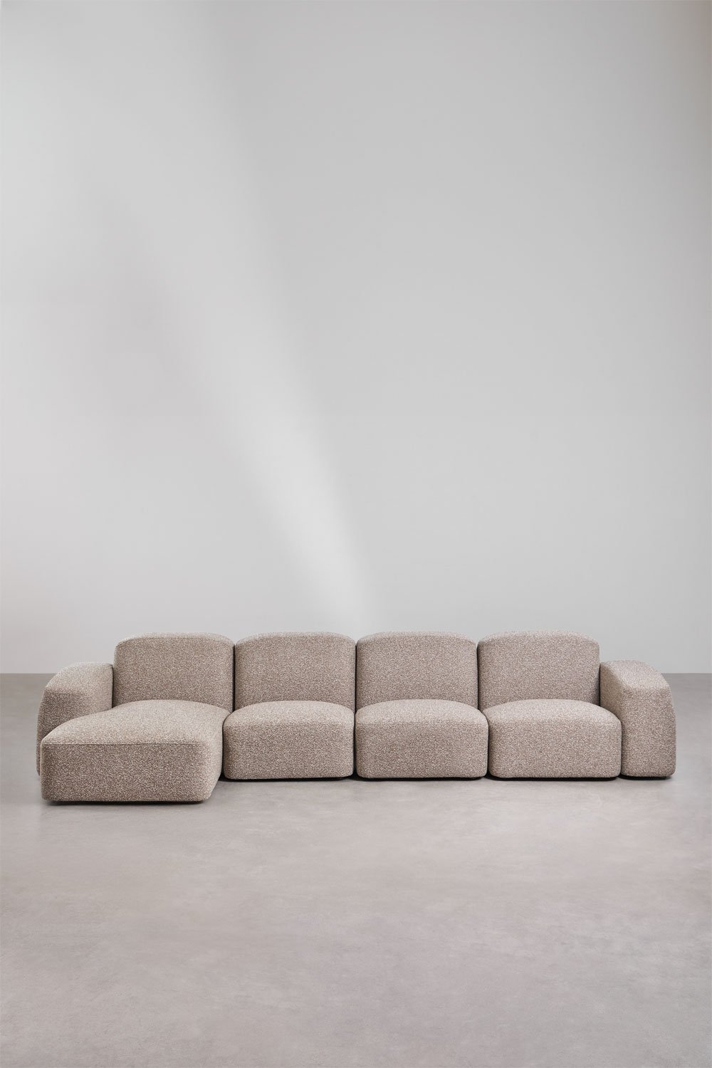 Bastian 4-delige chaise longue modulaire bank links, galerij beeld 5