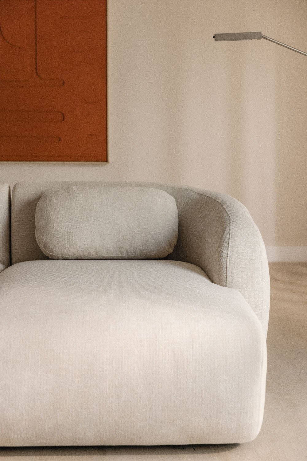 Coquette 3-delige chenille modulaire bank, galerij beeld 2