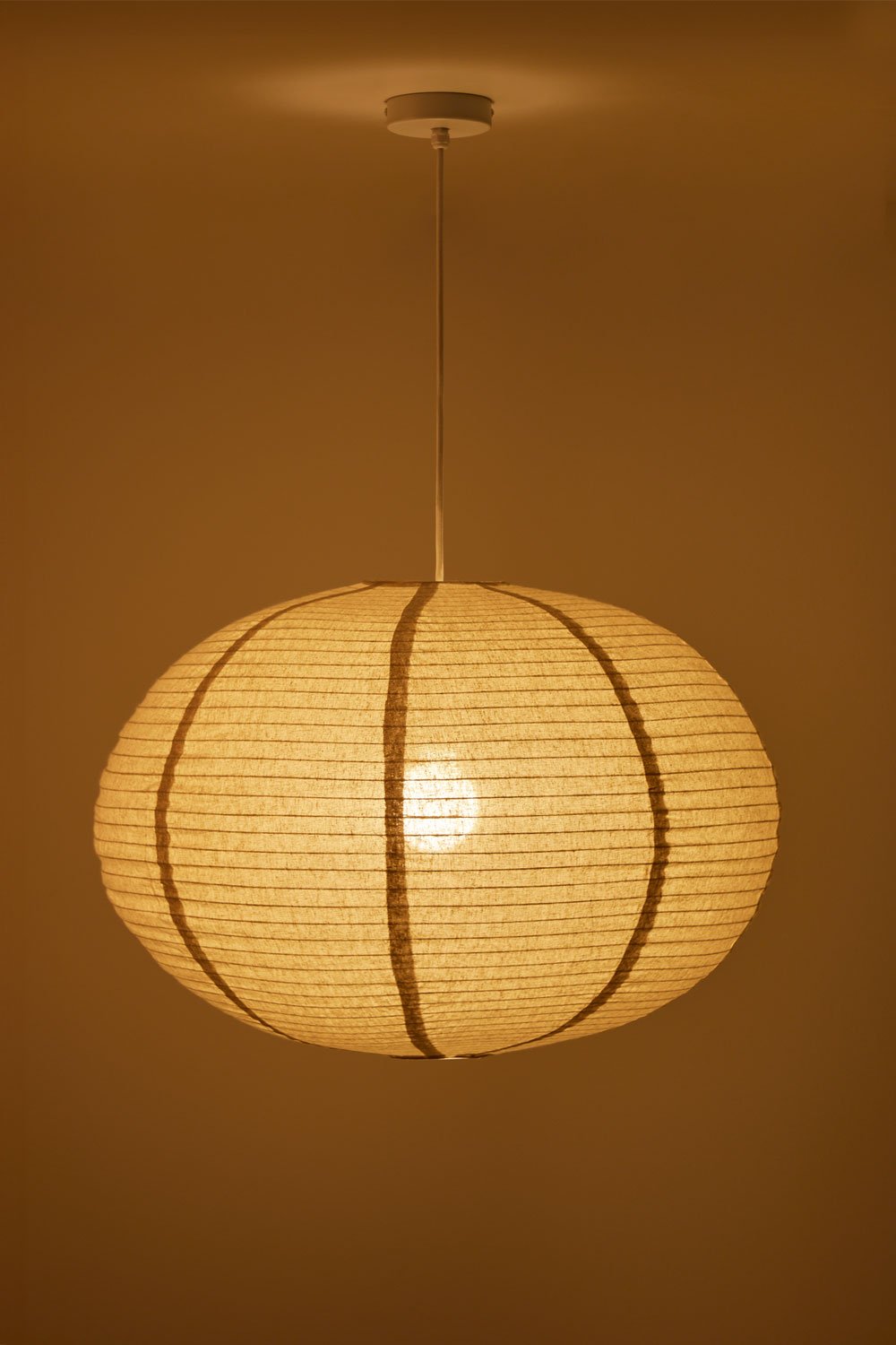 Elijah hanglamp van linnen, galerij beeld 3