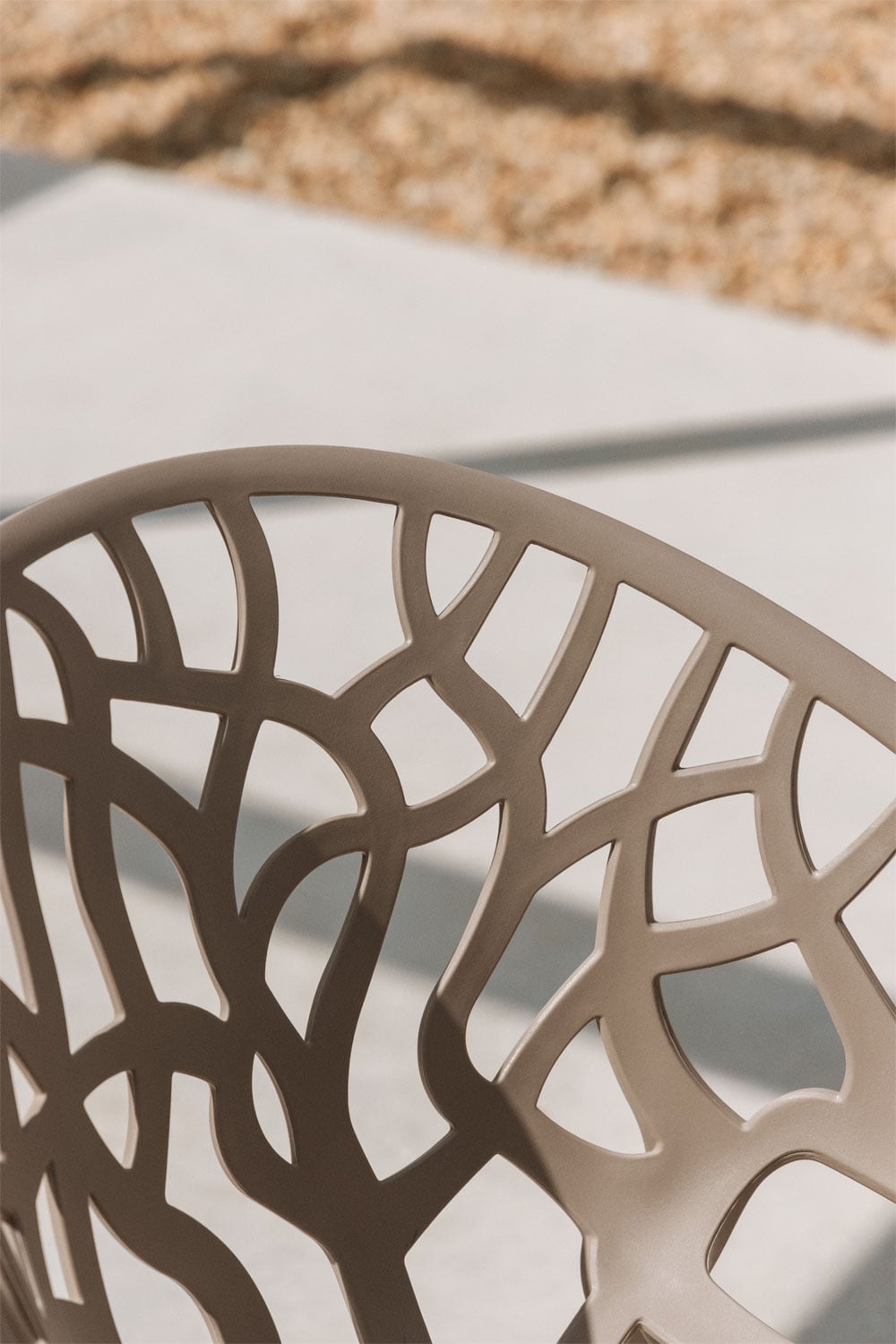 Set van 2 stapelbare tuinstoelen in polypropyleen Ores, galerij beeld 2