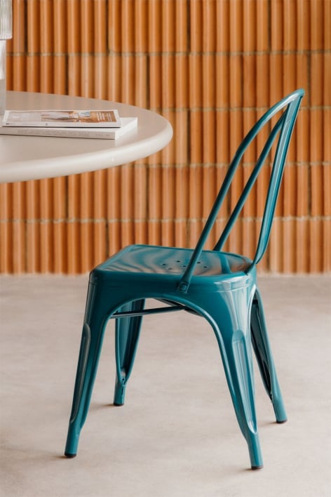 Lix stapelbare eetkamerstoel - Blauw – turquoise