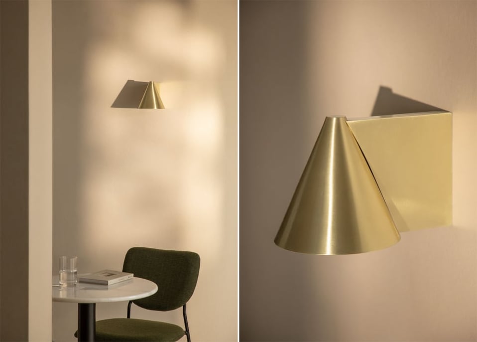 Bicorp ijzeren wandlamp