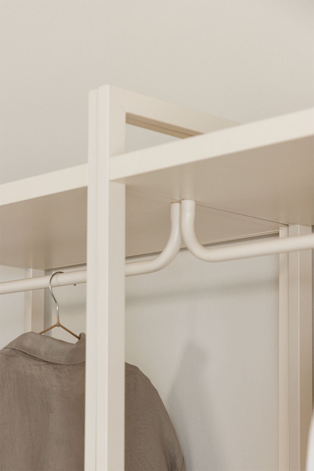 Velunis 2-delige open modulaire kledingkast en ijzeren planken, galerij beeld 2