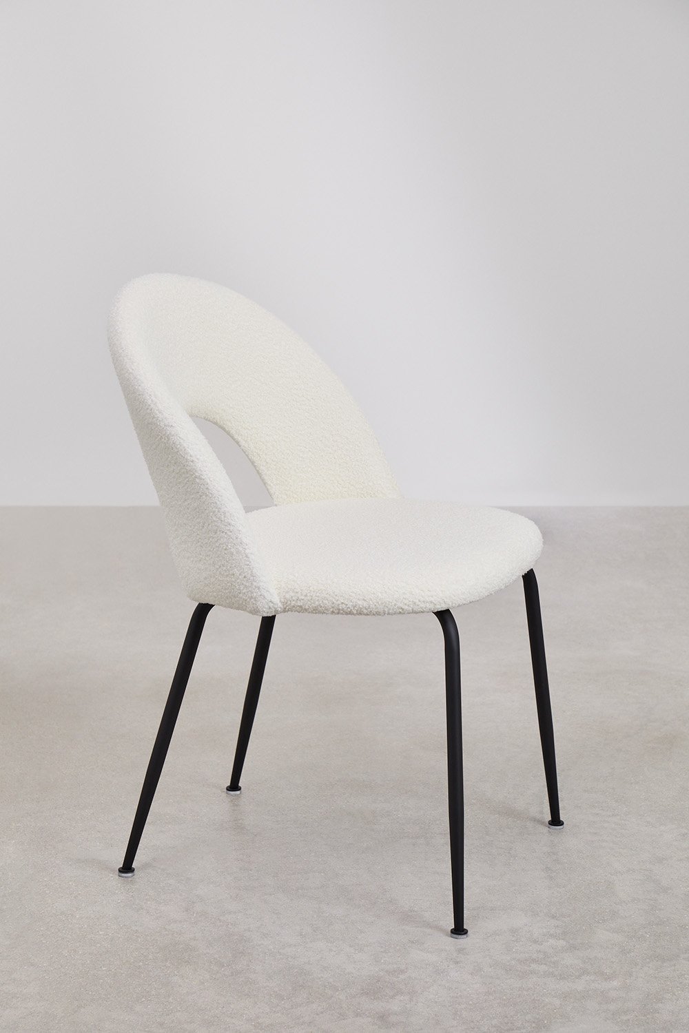 Set van 2 gestoffeerde eetkamerstoelen Glorys, galerij beeld 2