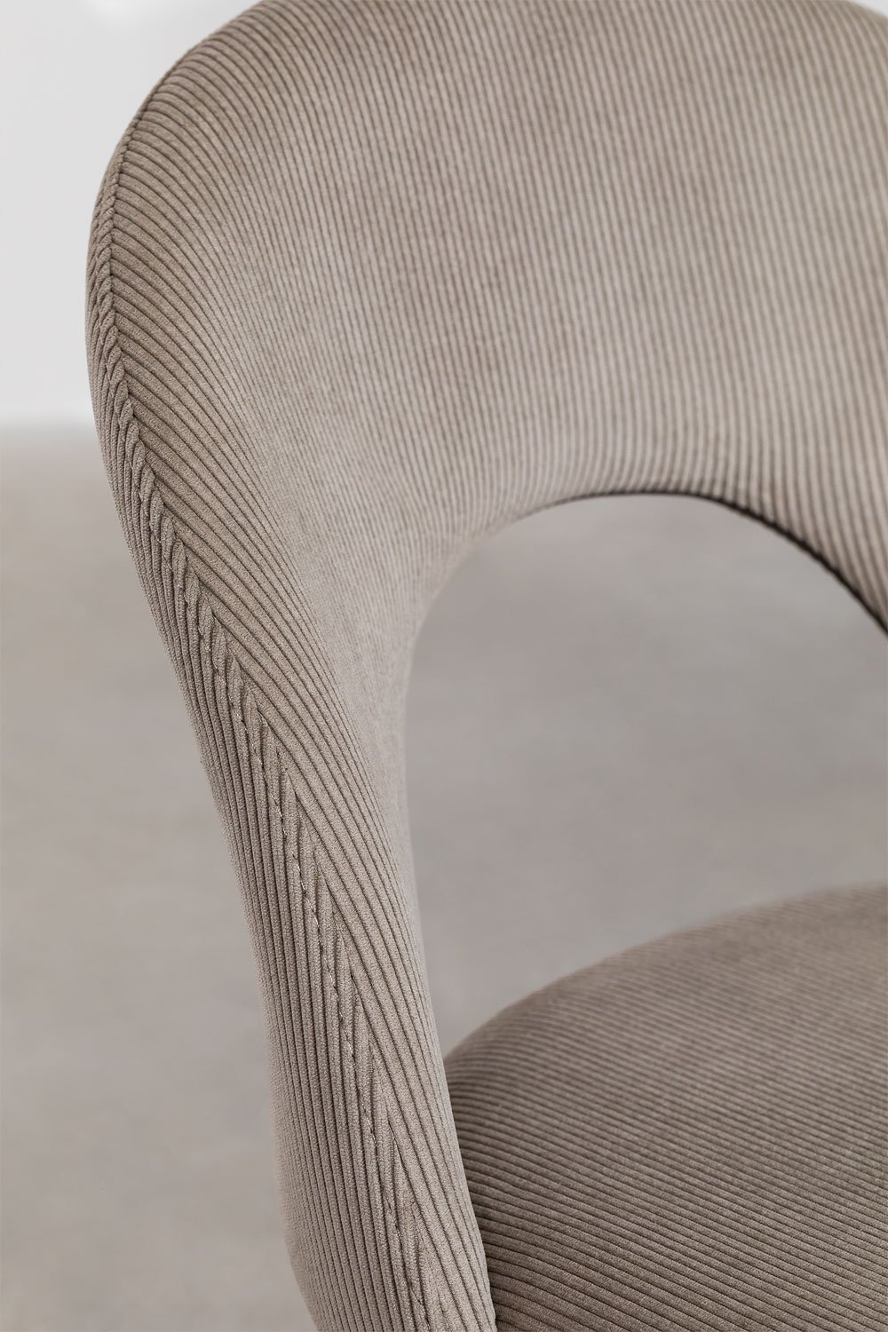 Set van 2 gestoffeerde eetkamerstoelen Glorys, galerij beeld 4